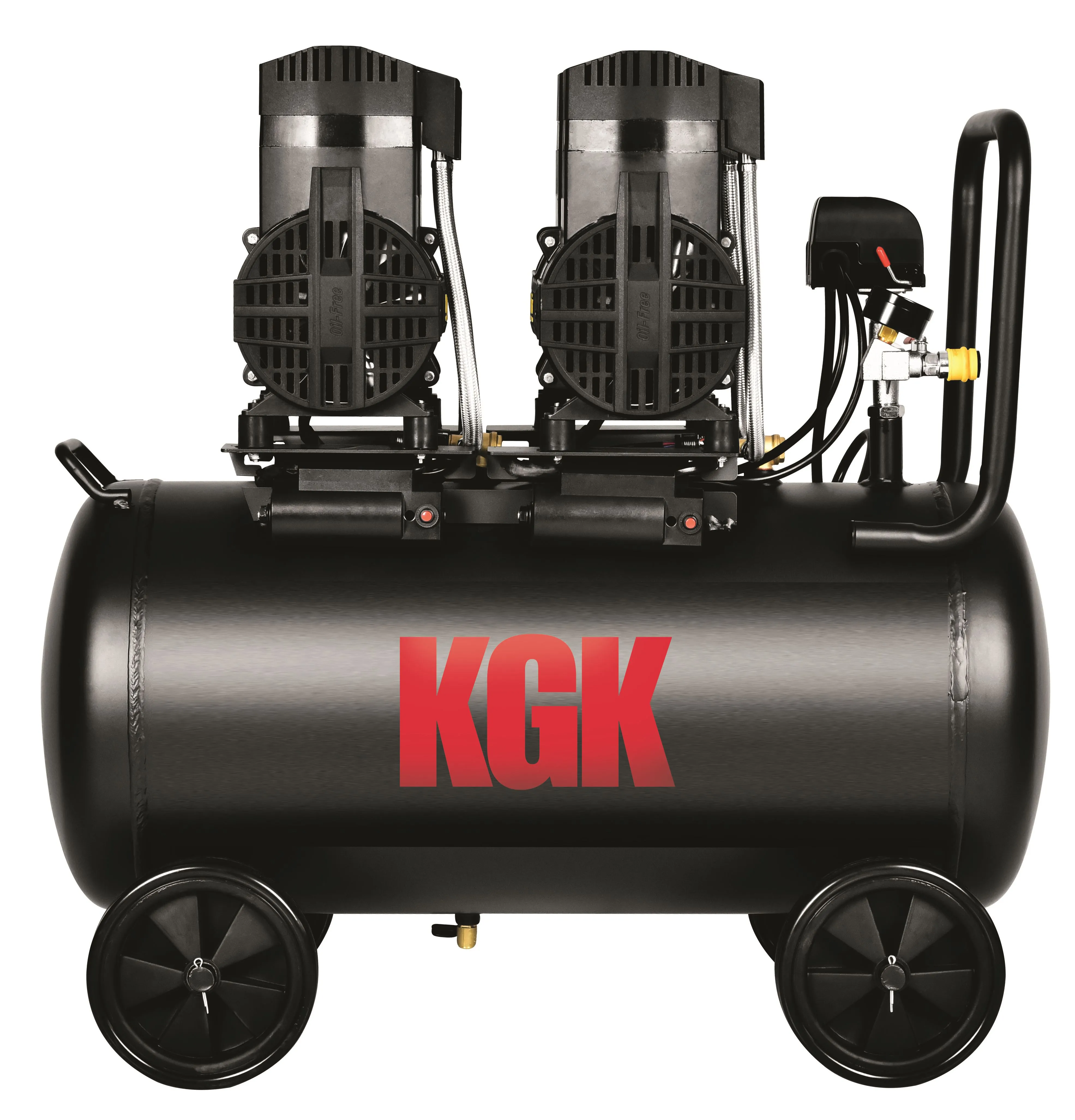 Kompressor KGK 80/30 S  -  Oljefri, bærbar og kraftig