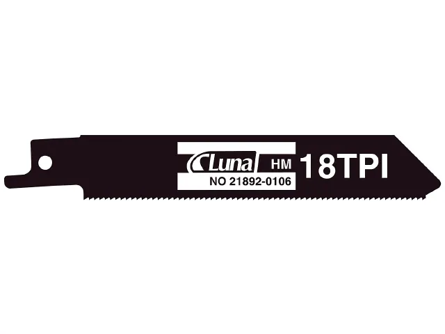Luna Tigersagblad av hardmetall for rustfrie plater 2-4 mm 151X18X1 18 TPI