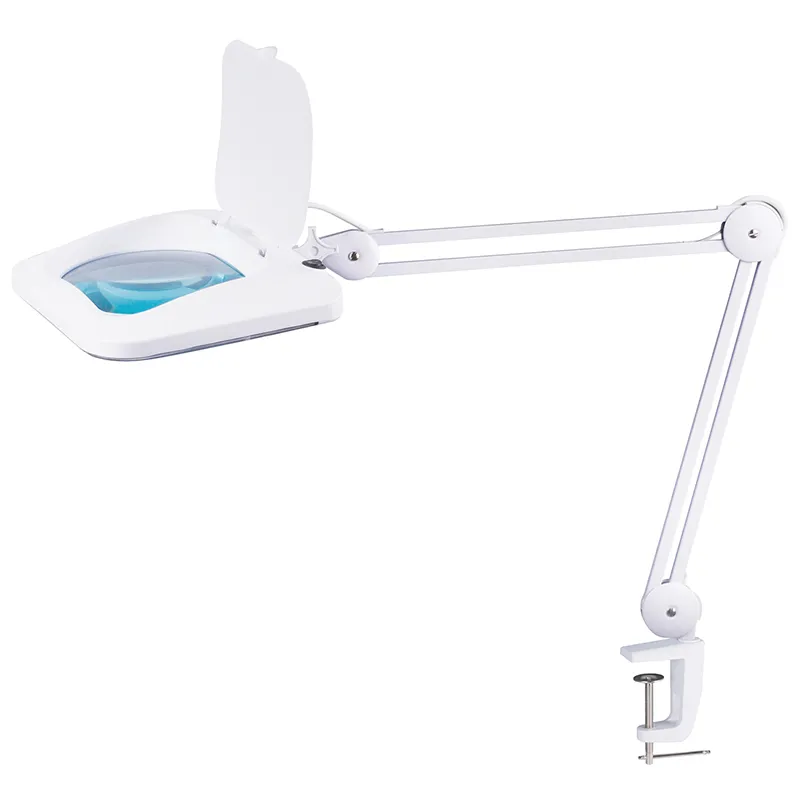 WRKPRO LED Lupelampe "SIRIUS" med 19x16 cm linse og 3D dioptri (1,75X)