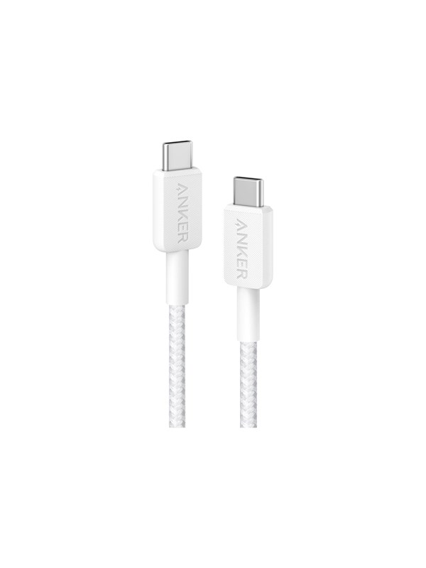 Anker 322 USB-C to USB-C Braided cable - 0.9m - White