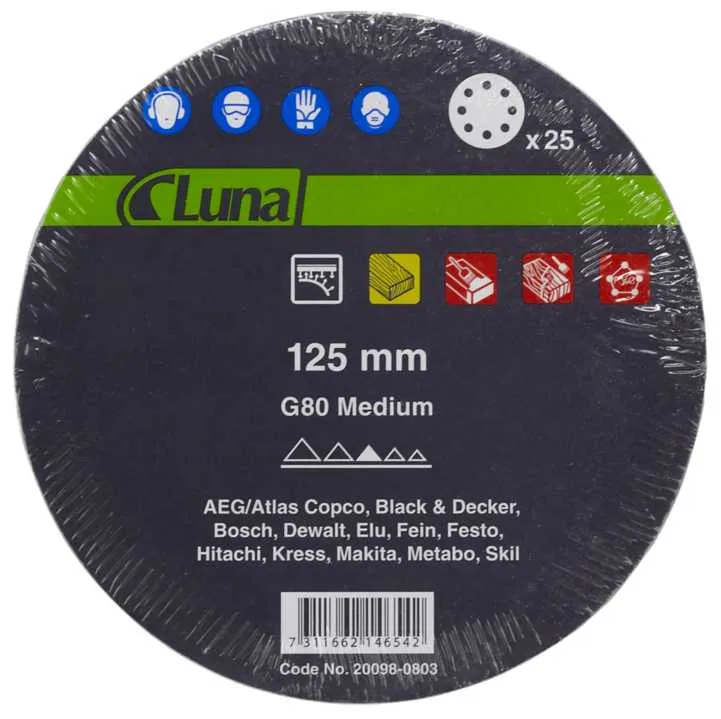 Rondell 125 sort 8-hull no-fill