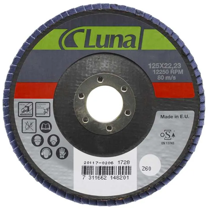 Lamellrondell 125mm k60
