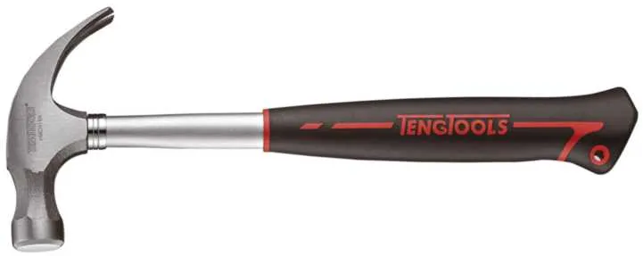 Snekkerhammer med stålrørsskaft. teng tools hmch08a  -  hmca20a