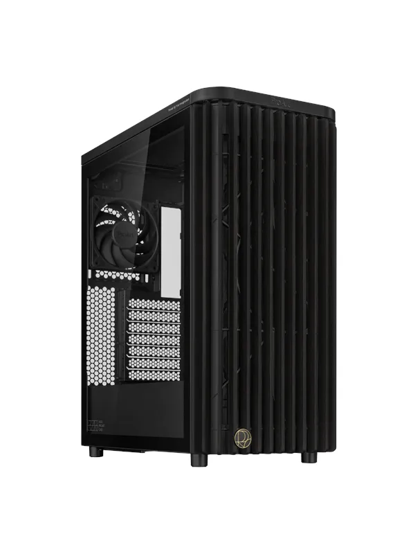 ASUS PROART PA401 Wood TG - Kabinett - Miditower - Svart