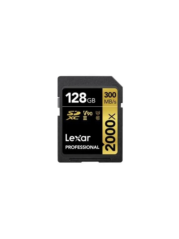 Lexar Professional Gold 2000x SD - 300MB/s - 128GB