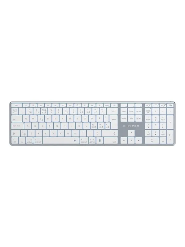 Hyper ® Space Next Bluetooth Wireless - Tastatur - Nordisk - Grå