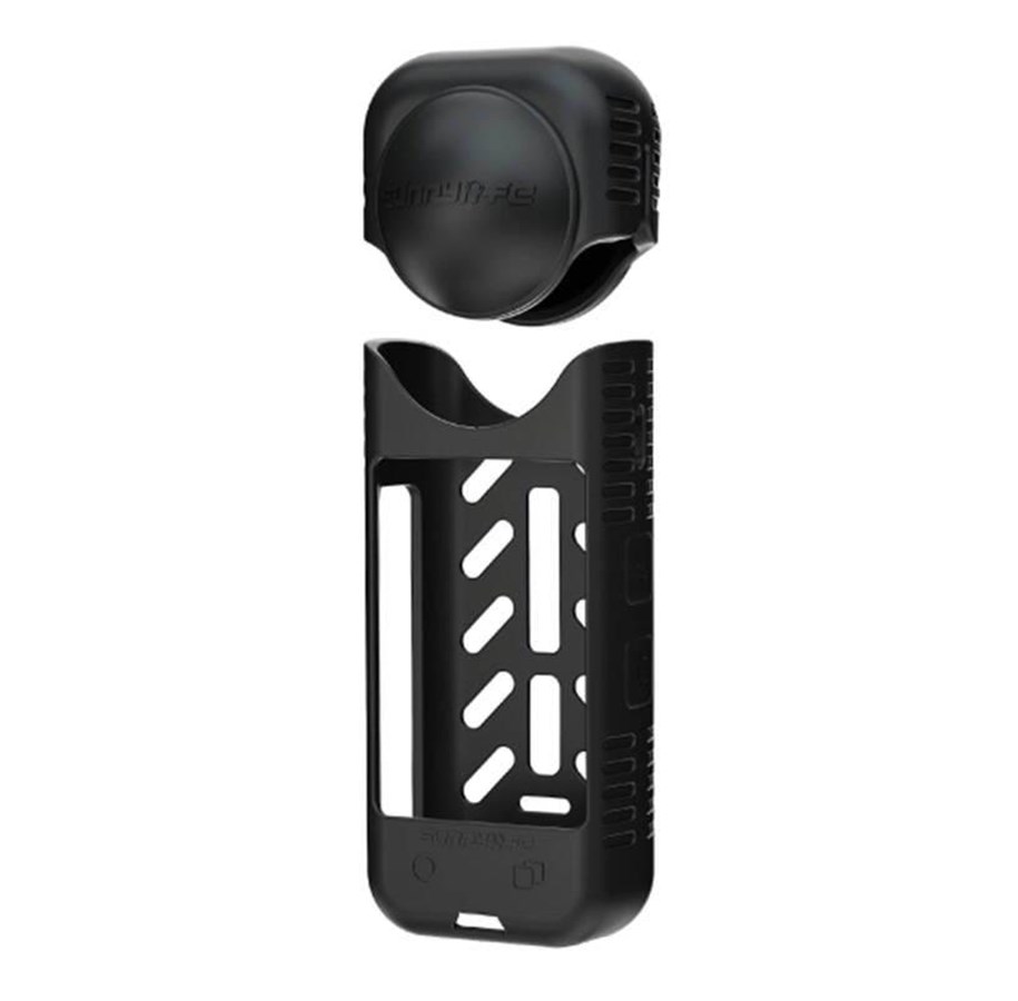 Sunnylife Silicone protective case + lens cover for Insta360 X4 (black)