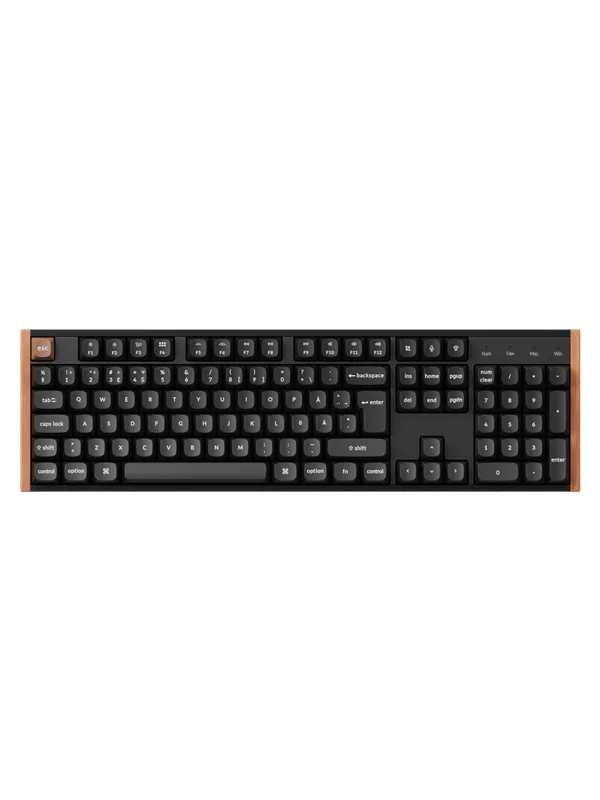 Keychron K10 HE SE Wireless Tri-Mode - Gamingtastatur - Nordisk - Svart