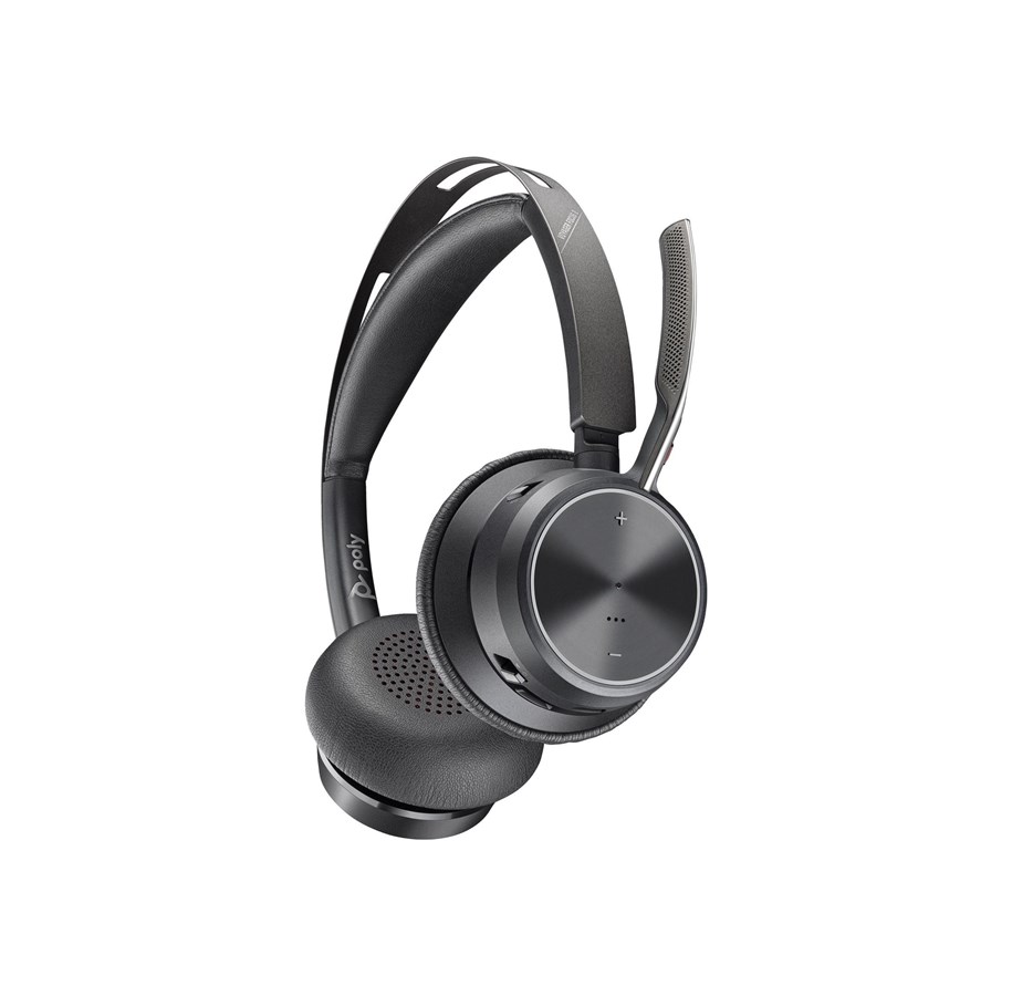 HP Poly Voyager Focus 2 USB-C-C Headset +USB-C/A Adapter