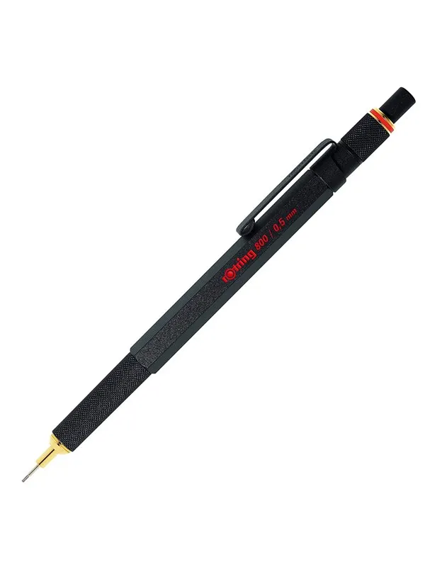Rotring 800 Mechanical Pencil | 0.5 mm | Black Metal Barrel