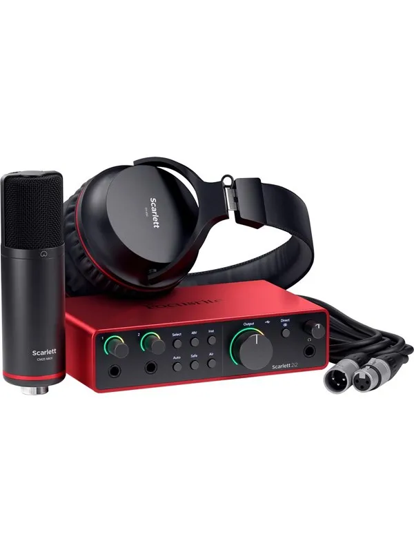 Focusrite Scarlett Studio 2i2 Kit - 4th Gen