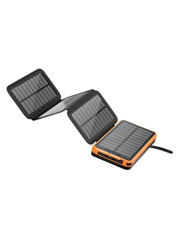 Lippa 20.000 mAh 7W Foldable Solar Powerbank Nødlader - 20000 mAh