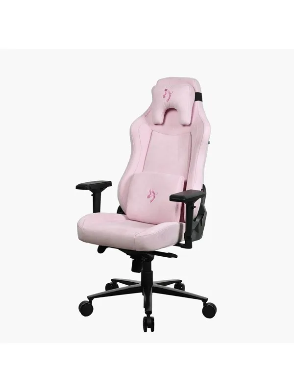Arozzi Vernazza Supersoft Pink Kontorstol - Rosa - Stoff - Opptil 140 kg