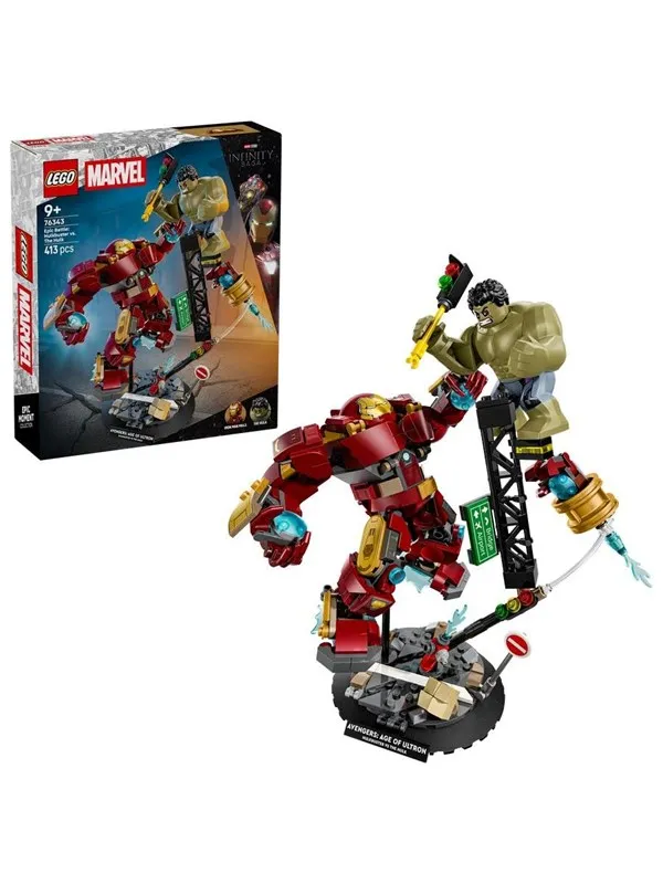 LEGO Super Heroes Marvel 76343 Episk oppgjør: Hulkbuster mot Hulk