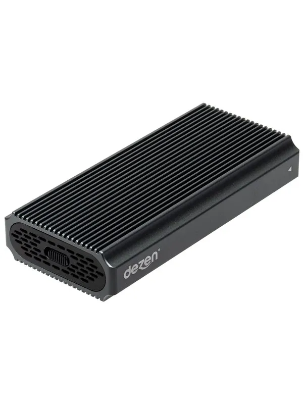 dezen M.2 Premium NVMe Enclosure USB4 - Svart