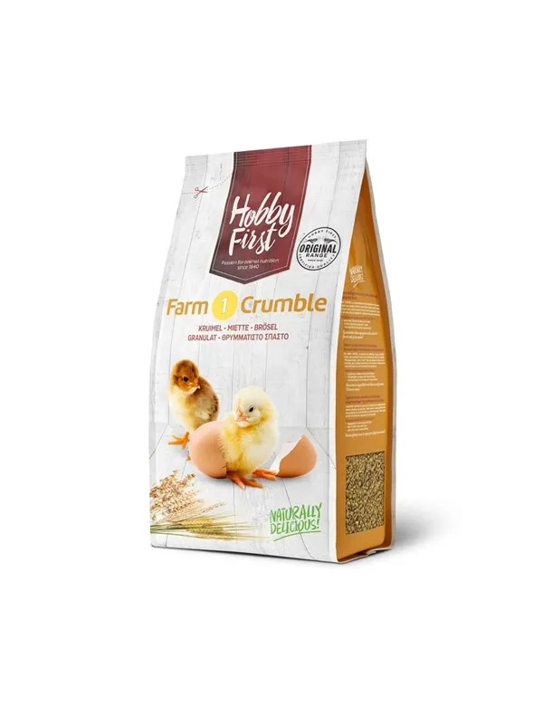 Hobby First Farm 1 Crumble Starter Feed for Chicks 4kg