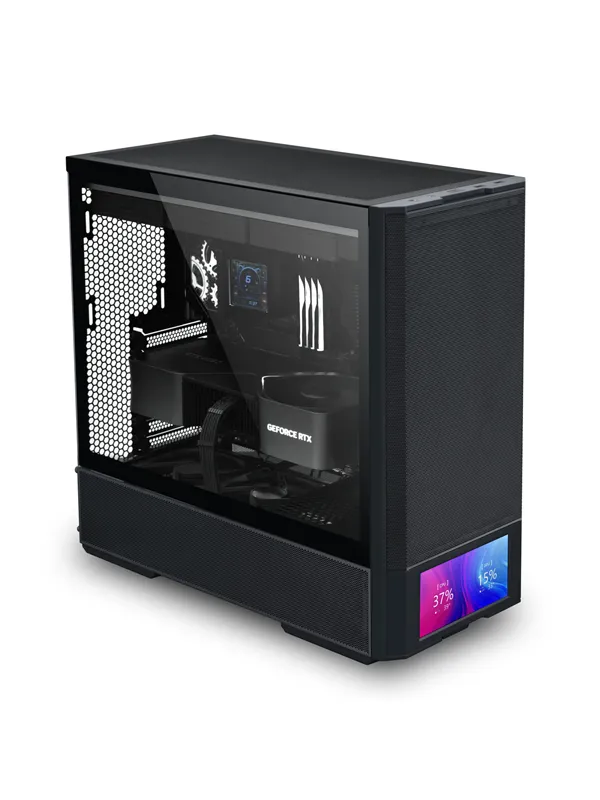 Lian Li Lancool 207 Digital - Black - Kabinett - Miditower - Svart