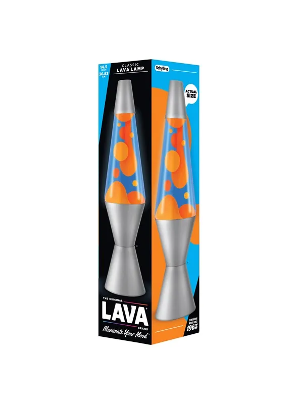 Lava Lamp Classic 37cm Orange/Blue