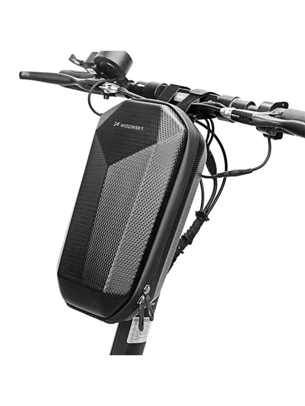 Wozinsky Waterproof Scooter Handlebar Bag Scooter Bag 4L Black (WSB2BK)