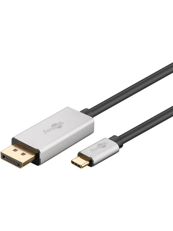 Pro USB-C - DisplayPort - 2m - Grå