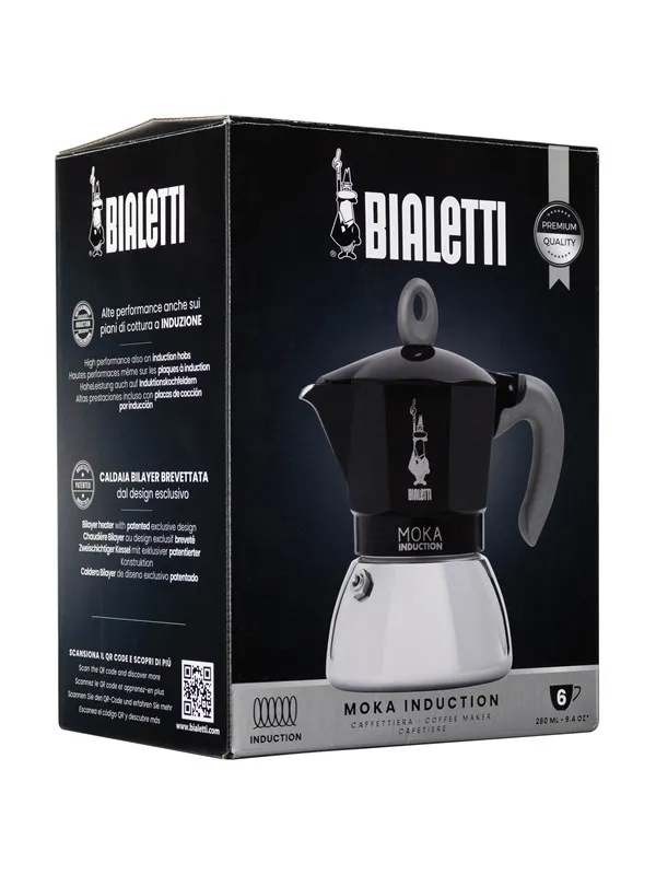 Bialetti Moka Induction 2.0 - 6 cups