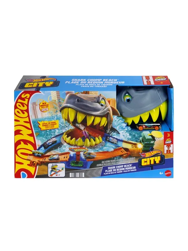 Hot Wheels City Shark Chomp Beach