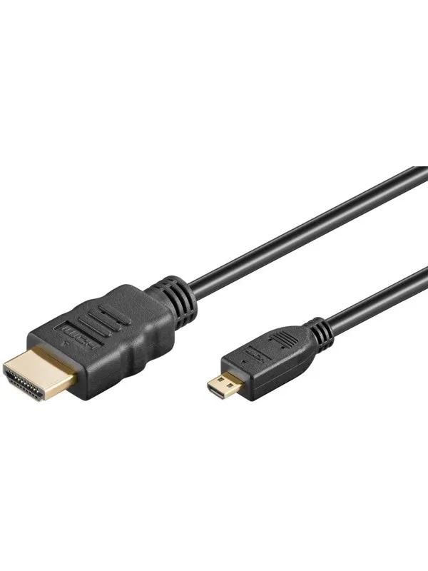 Pro HDMI - Micro HDMI 2.0 - 2m - Svart