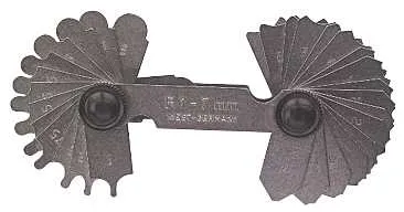 Radiusmåler 15,5-25 mm