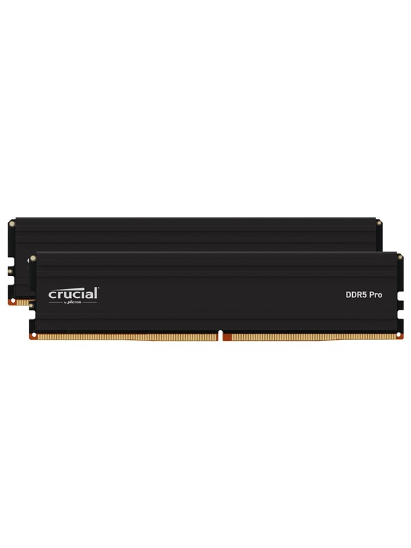 Crucial PRO DDR5-5600 - 64GB - CL46 - Dual Channel (2 pcs) - AMD EXPO - Svart