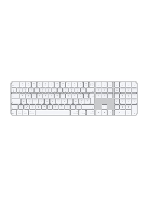 Apple Magic Keyboard with Touch ID and Numeric Keypad - Tastatur - Fransk - Hvit