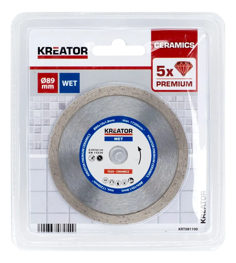 Diamantblader for fliser 89 mm PREMIUM