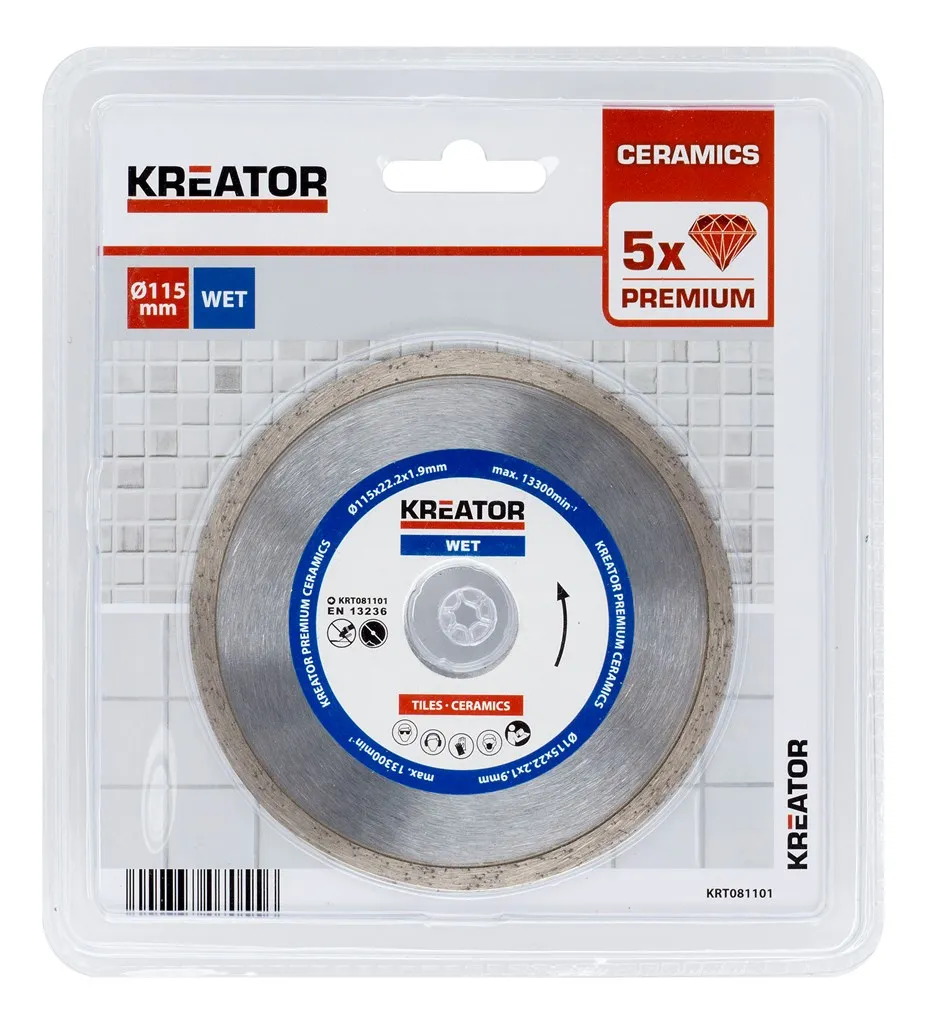 Diamantblader for fliser 115 mm PREMIUM