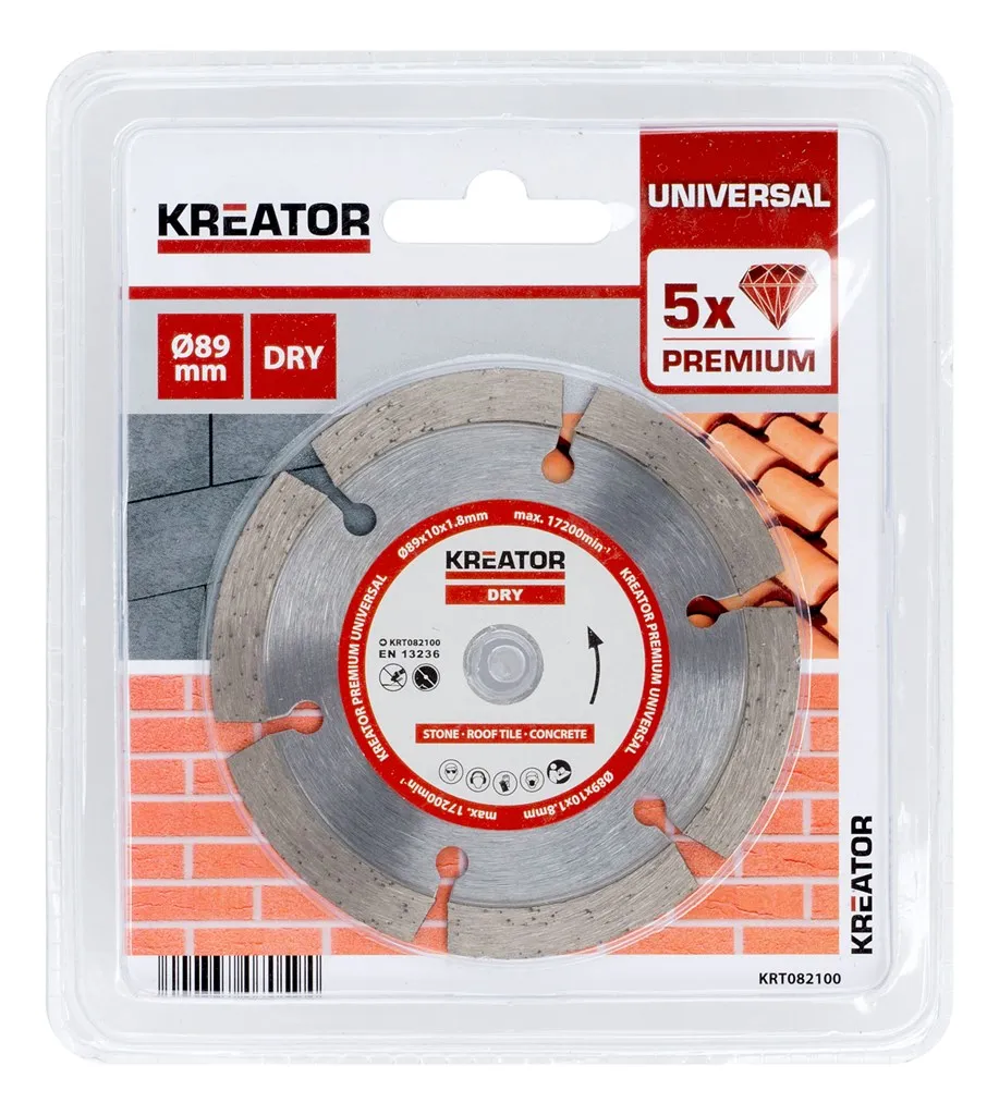 Diamantblader for stein 89 mm PREMIUM