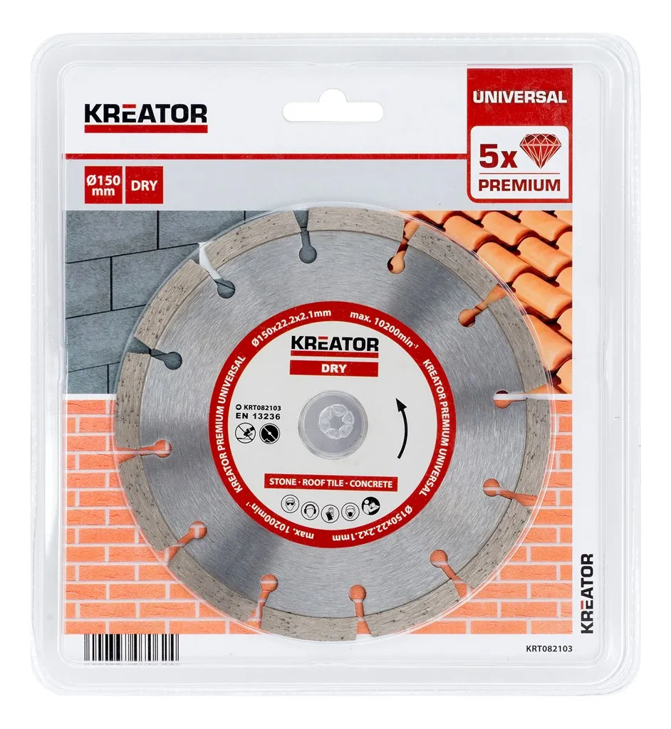 Diamantblader for stein 150 mm PREMIUM