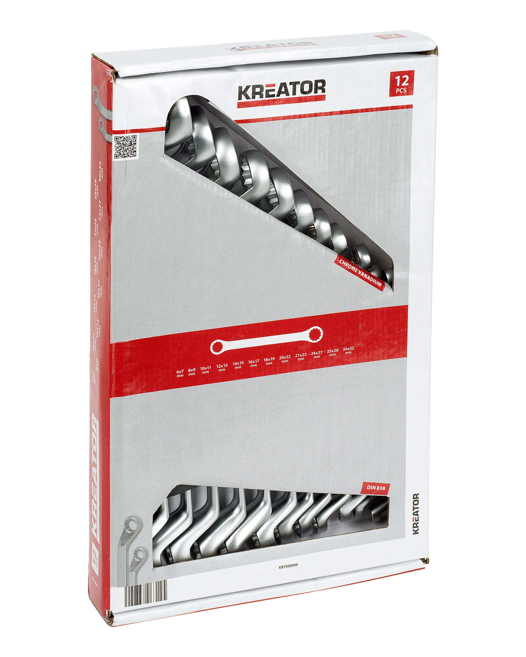 Ringskrallesett 12 deler - 6-32 mm