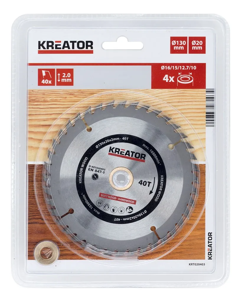 Sirkelsagblad 130 mm - 40 HM tenner