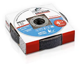 Kutteskiver metall 115x2,5 mm - 6 stk.
