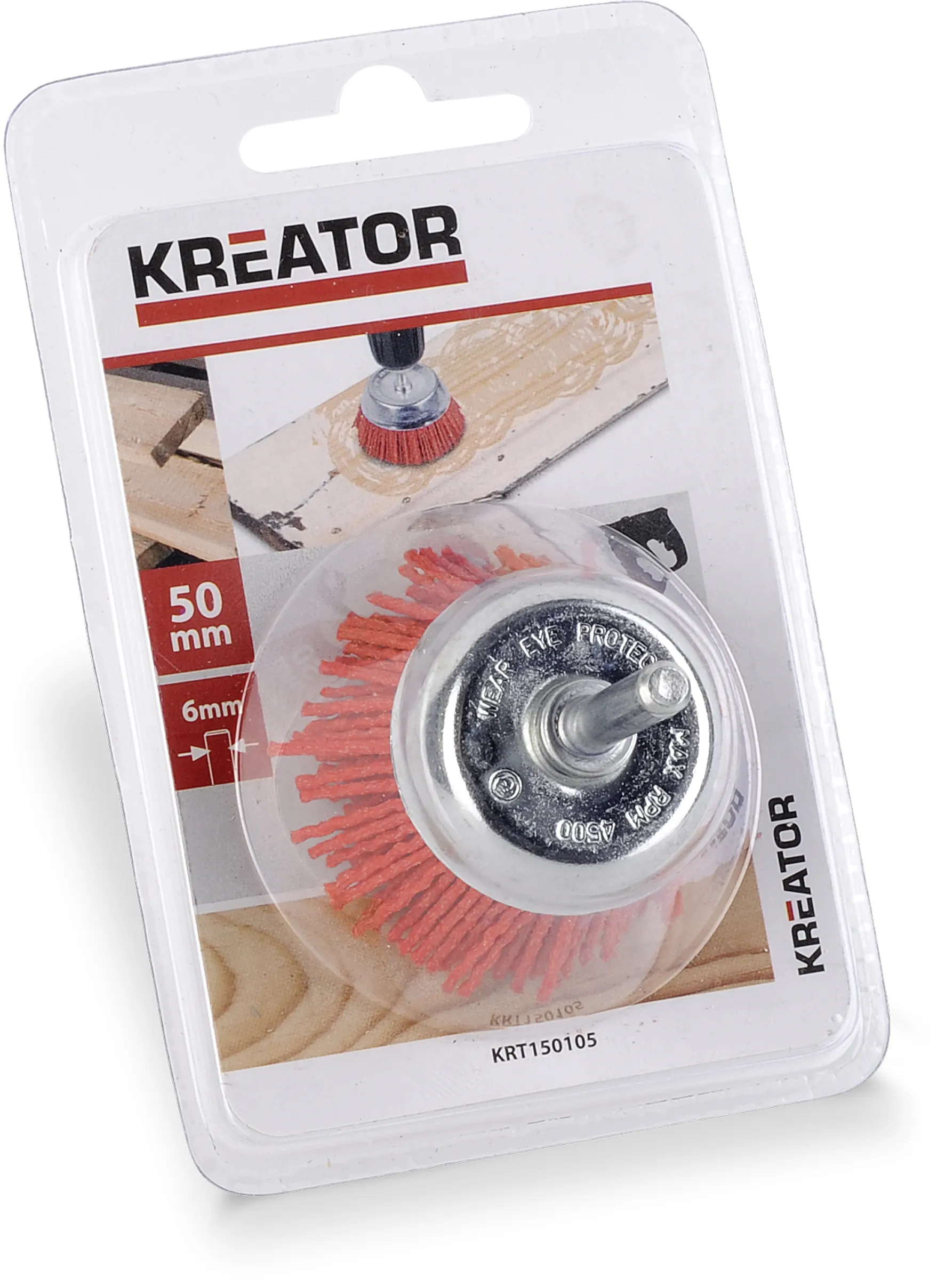Kopbørste nylon Ø 50 mm til drill