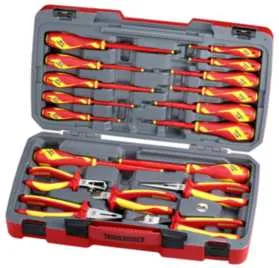 Tang- og skrutrekkersett for 1000 volt Teng Tools TV18N