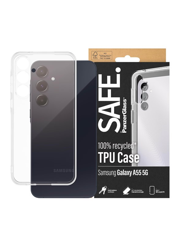 SAFE by PanzerGlass TPU Case Samsung Galaxy A55 5G | Transparent