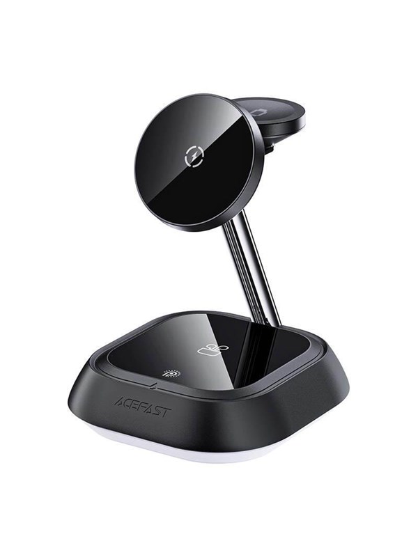 Acefast E16 LED 3-in-1 wireless charger (black)