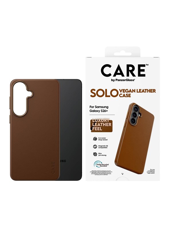 CARE by PanzerGlass Solo Case Brown w. Qi Samsung Galaxy S26+