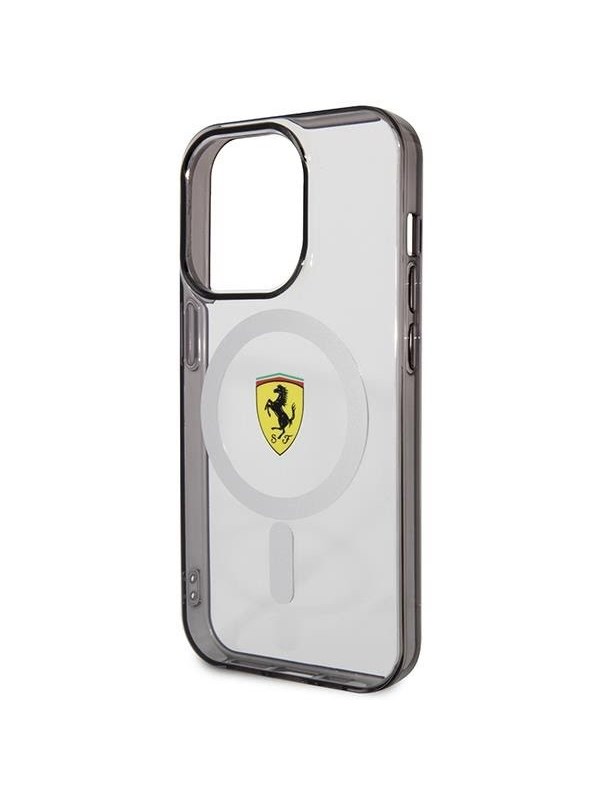 Ferrari Outline MagSafe Case for iPhone 14 Pro - Clear