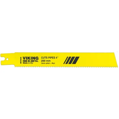 Viking bajonettsagblad Bi-metall 200 x 27 x 1,6 x 6/10 tdr à 5 stk.