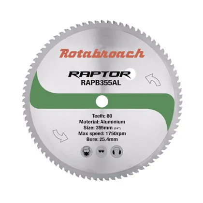Rotabroach RAPTOR HM blad 355x25,4 Z80