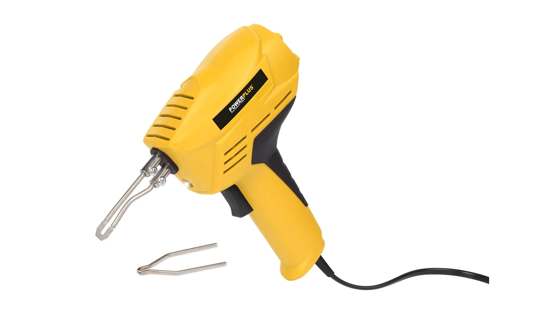Loddepistol 100 watt med LED-lys