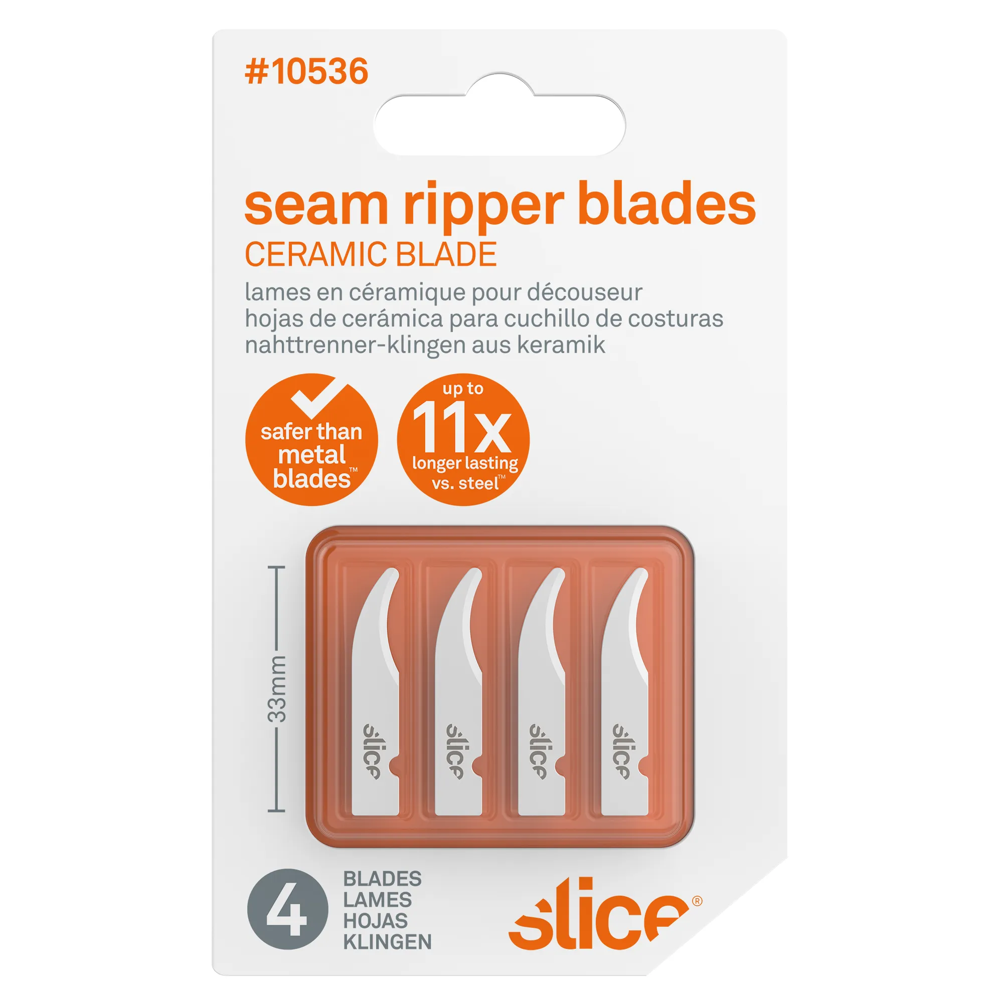 Slice® Sømopsprætterblad. Rund ende 10536