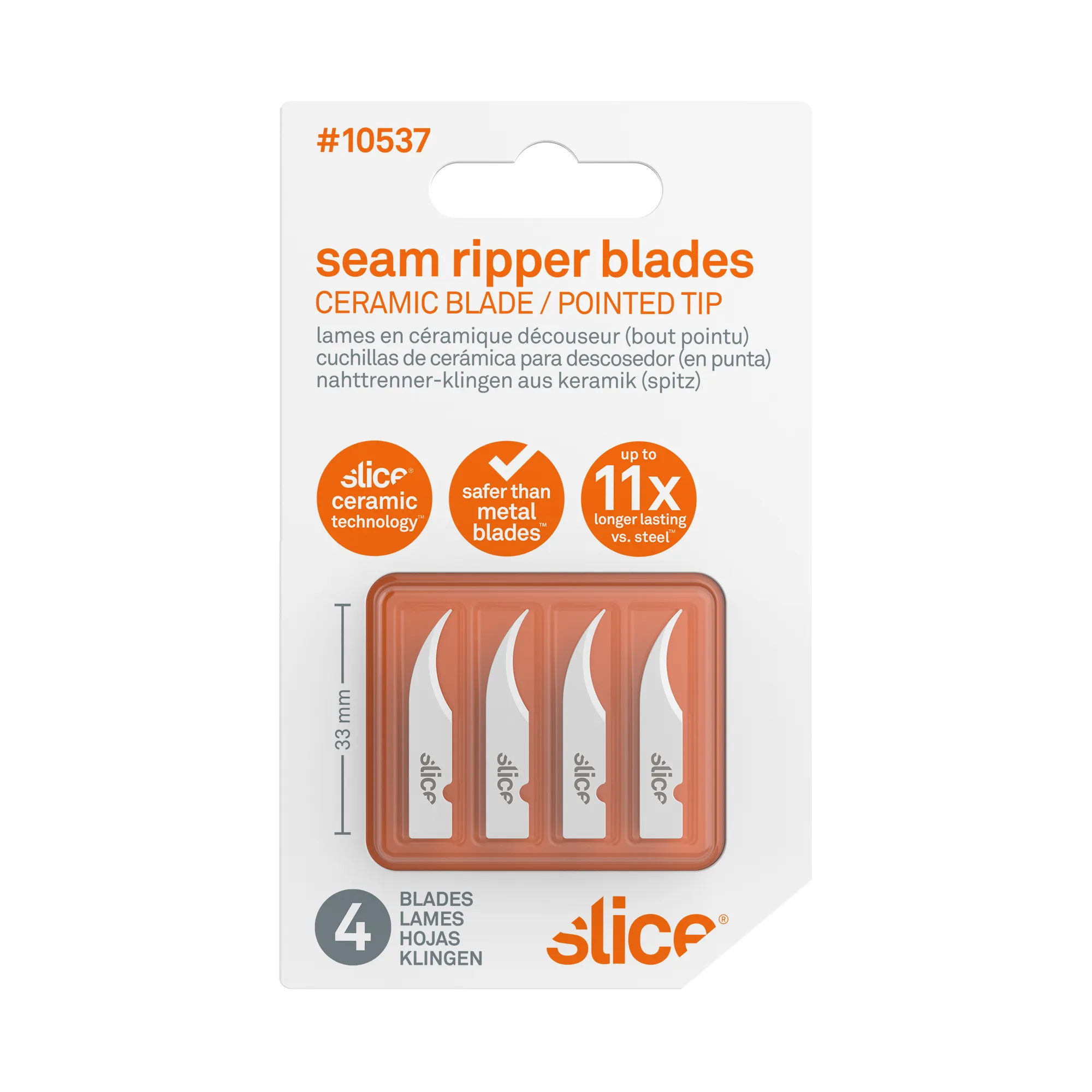 Slice® Sømopsprætterblad. Spids ende 10537