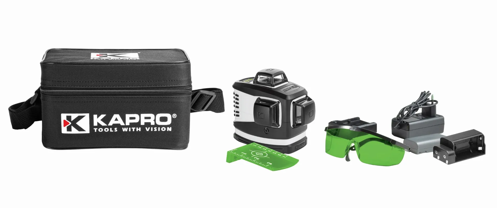 KAPRO 883GB Prolaser 3D All-Lines Krysslaser grønn 360° linjer