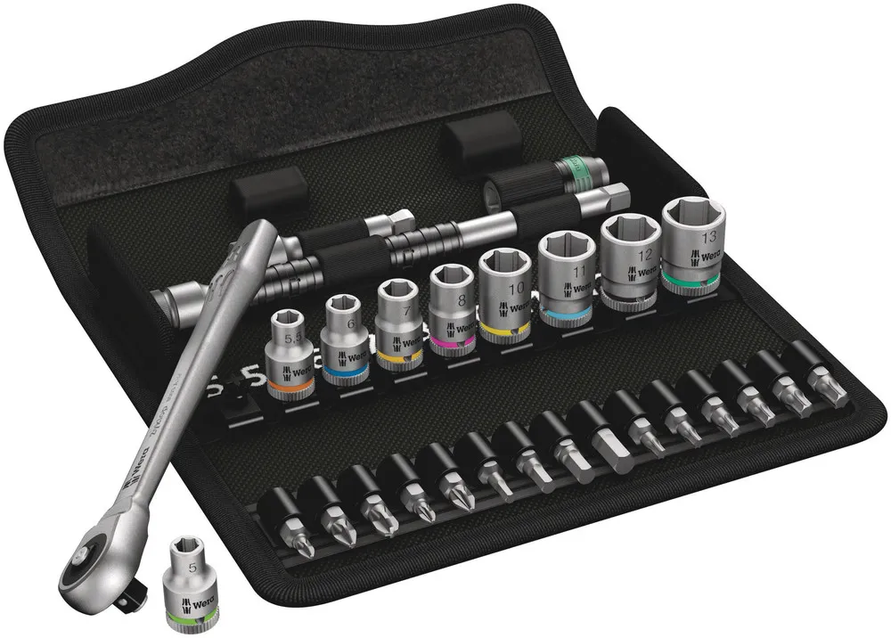 Topnøkkelsett sa7 metall 1/4